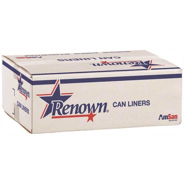 25 Gal. in Natural Can Liner 30 in. x 37 in. 13 Mic, 500PK